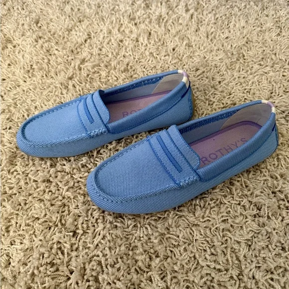 Rothy\'s Driving Loafers, color Seaside. The Daily Driver in Blue Sea for Women | Rothy main image 2